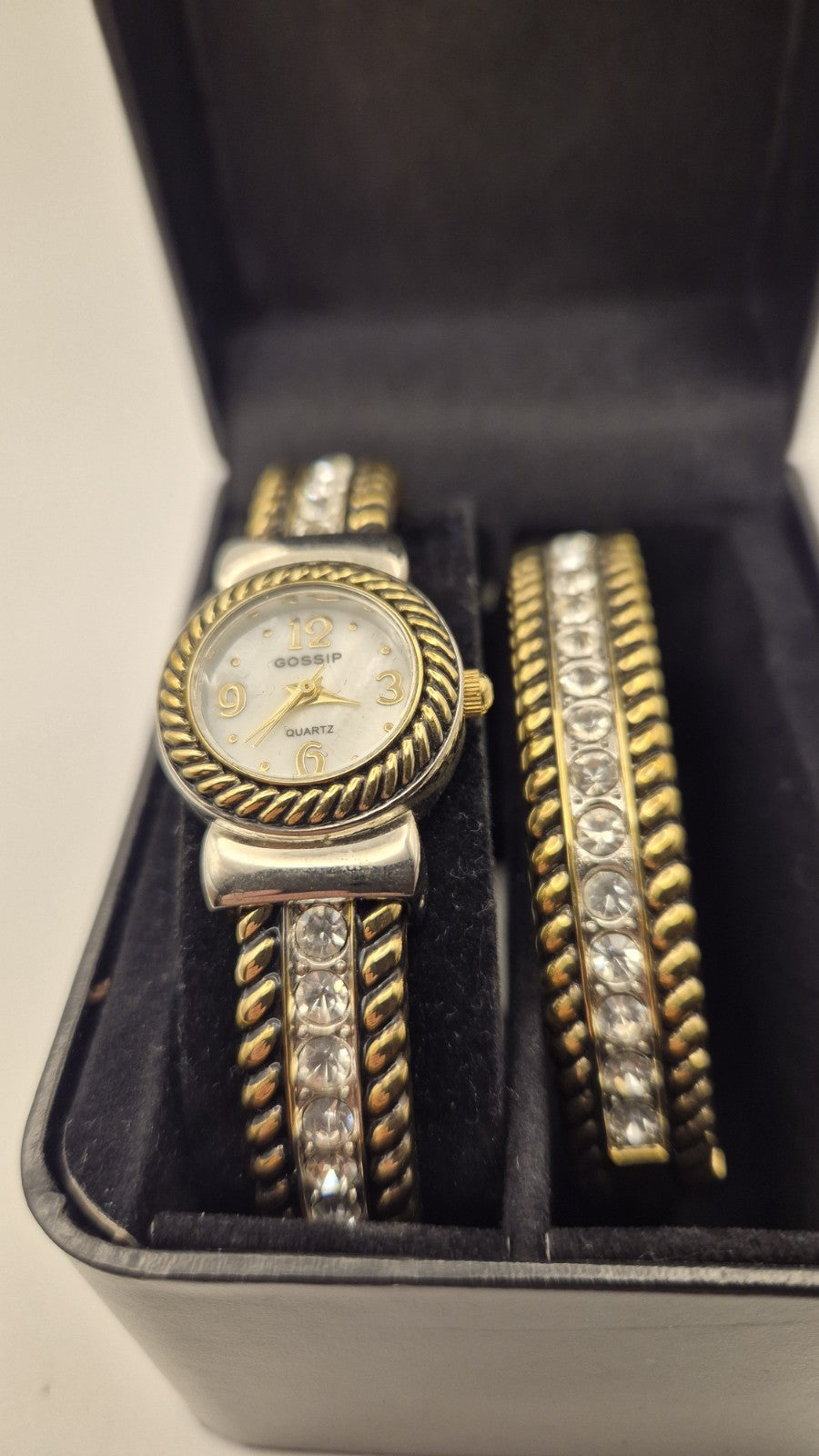 Gossip Ladies Watch and Braclet set - Used working - New Battery6