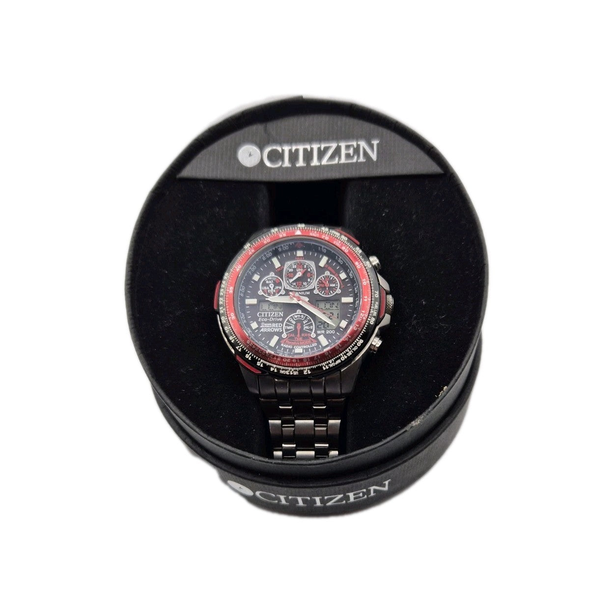 Citizen Skyhawk A-T Red Arrows JY011055E Black Dial Radio Controlled Wrist Watch2