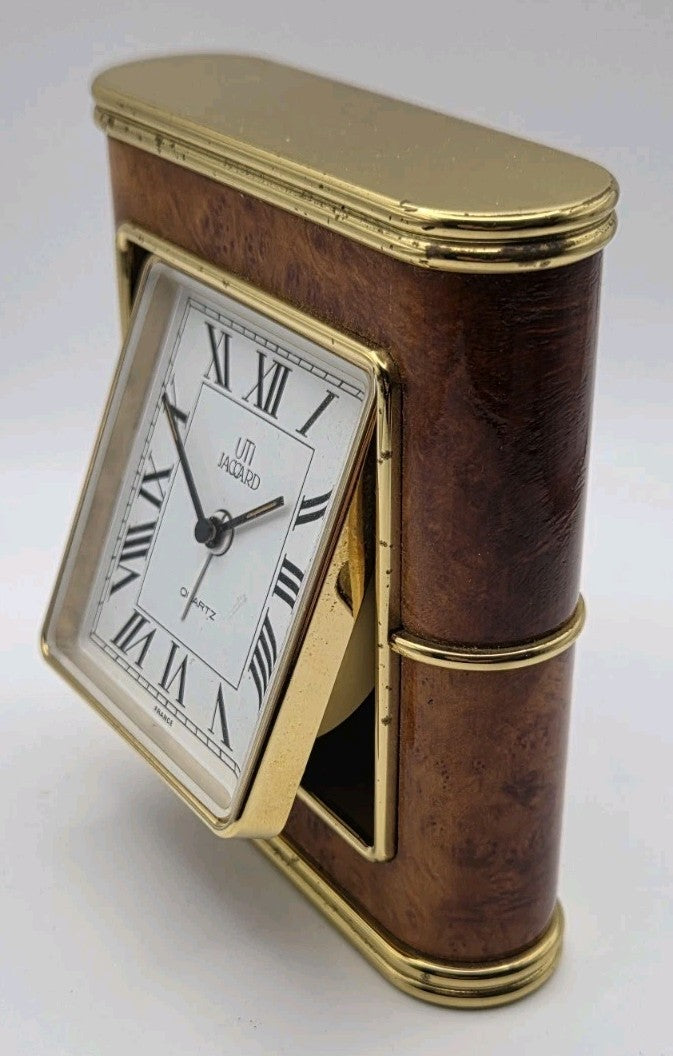 Uti Jaccard French quartz alarm clock in original fitted box - clock4