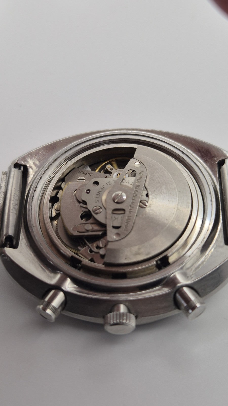 SEIKO 6138-0011 UFO Automatic Chronograph Watch Vintage Men's Black Dial 20