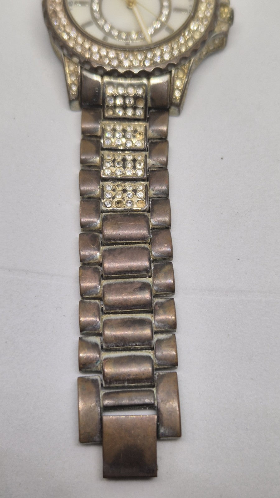 Gold tone womens fashion wrist watch4