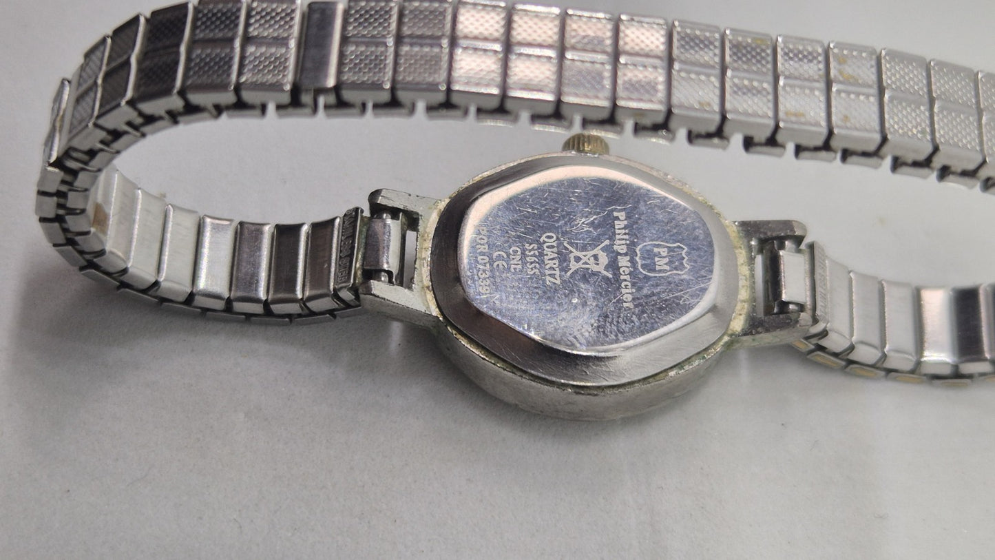 Philip Mercier Ladies  Quartz Watch  With A Expandable Bracelet5