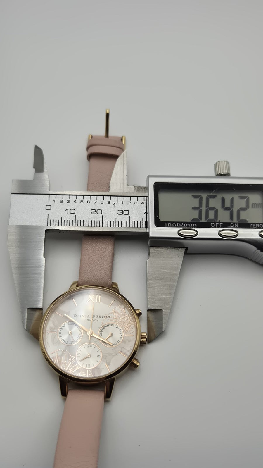 Olivia Burton Analogue Multifunction Quartz Watch for Women with Pink Leather...6