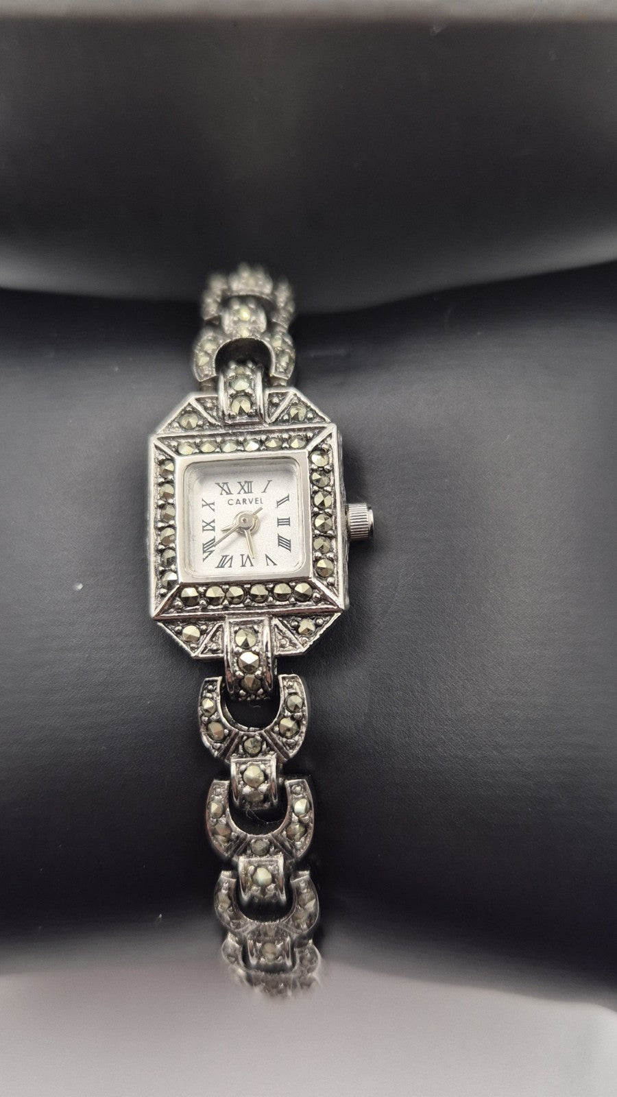 Carvel stainless steel ladies' watch with model number 9706411