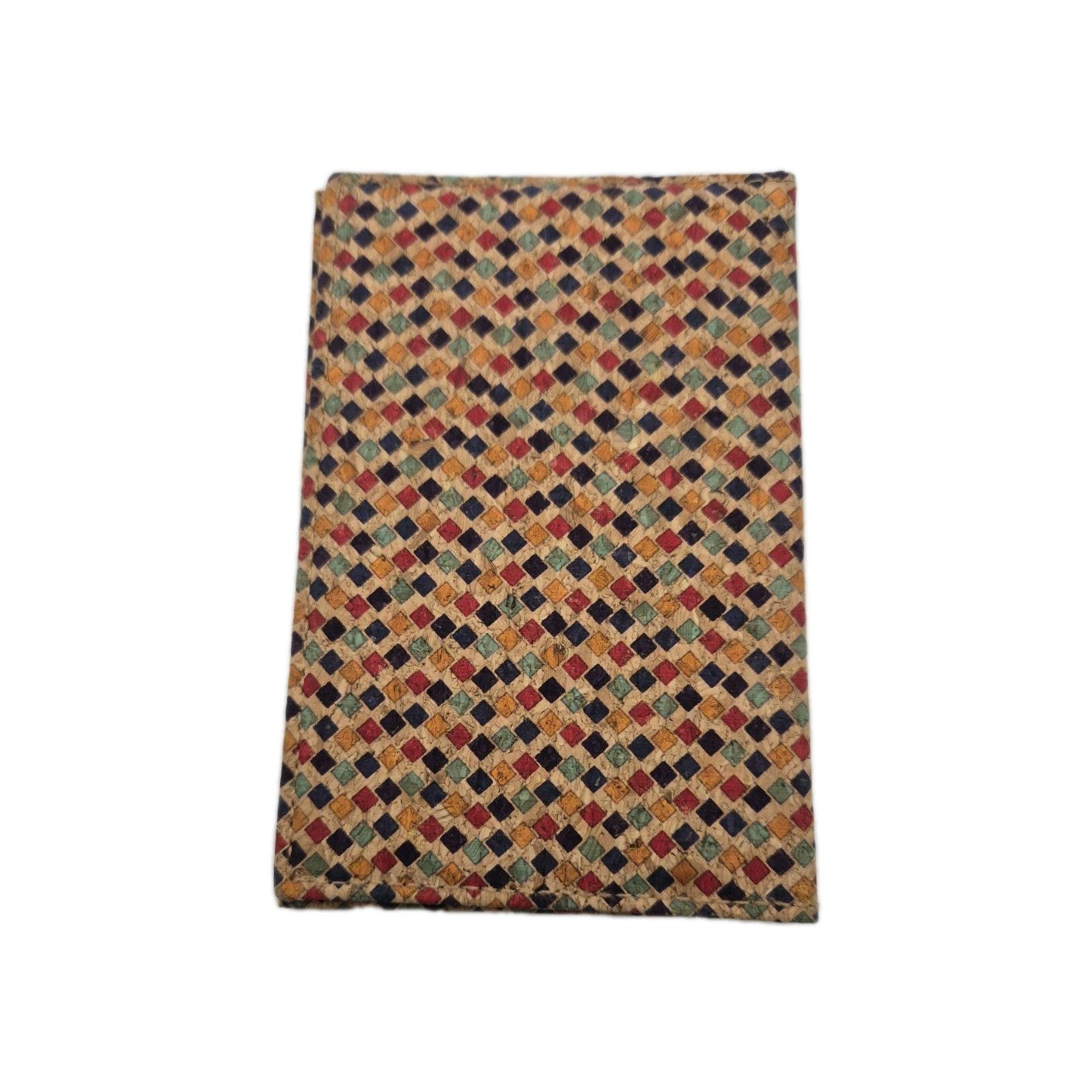 Cork passport holder with a geometric pattern1