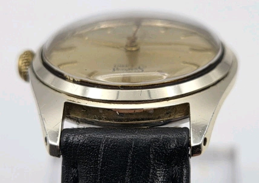 Vintage Services 5 Jewels Shockproof Date Manual Wind Watch 34mm 1960s4