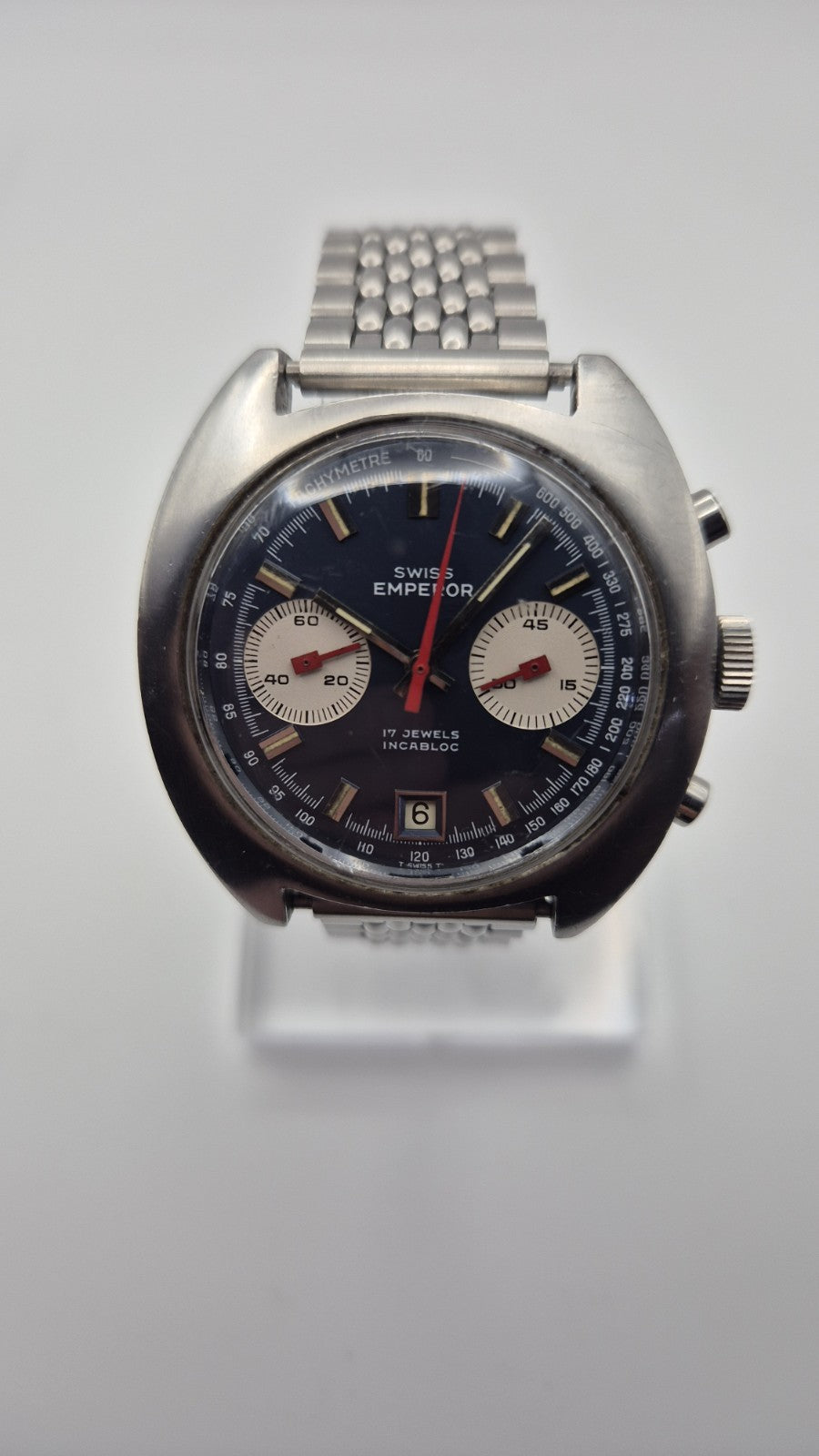 Swiss Emperor   Chronograph Watch. Valjoux 7734 Hand wind movement1