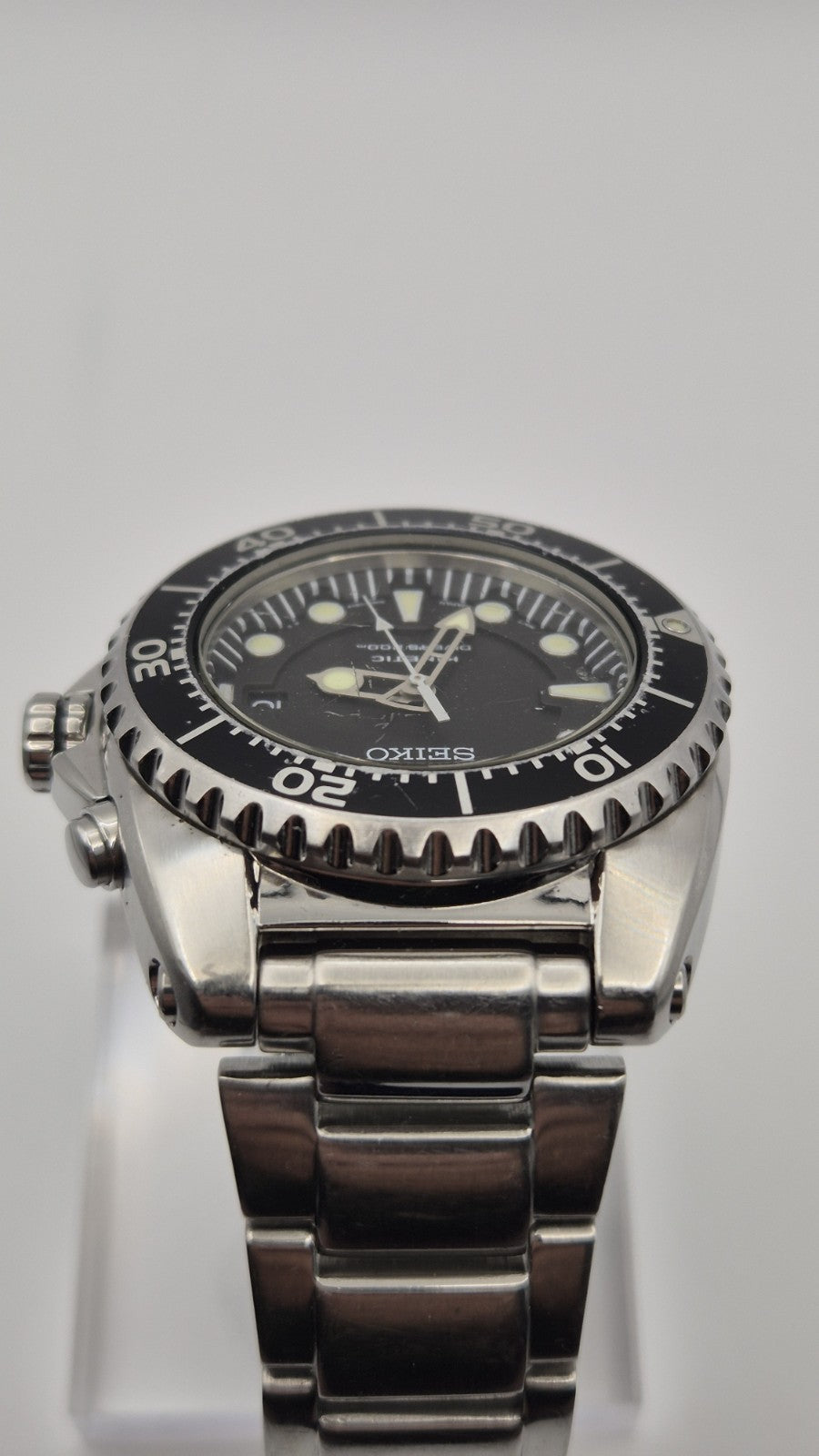 Seiko Kinetic Diver 200m watch 5M62-0BL09