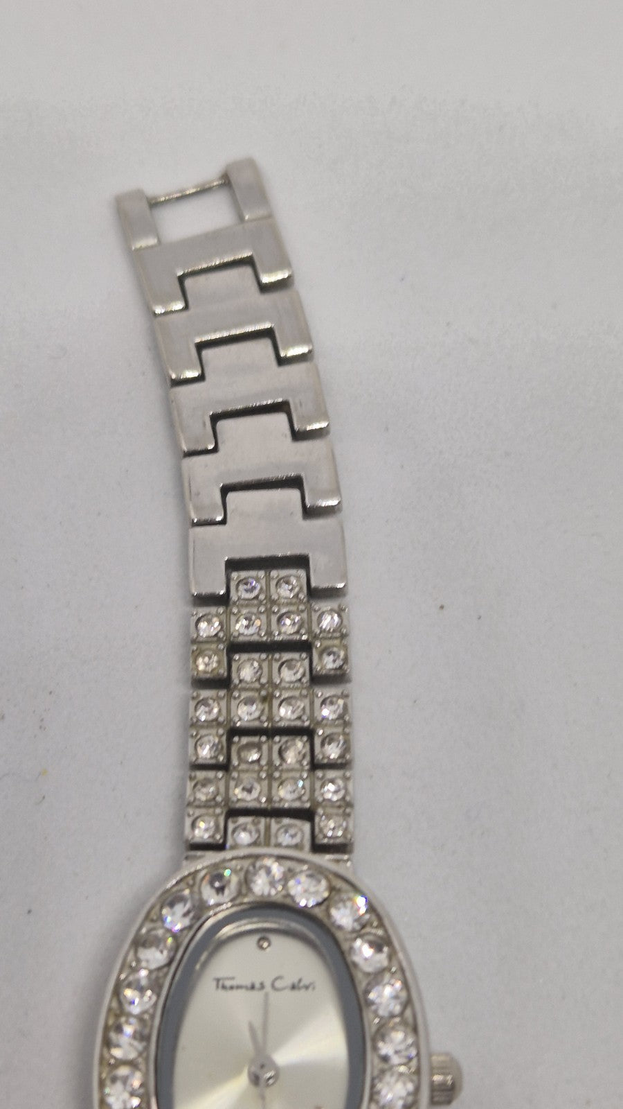Vintage Thomas Calvi Quartz Ladies Rhinestone Watch4