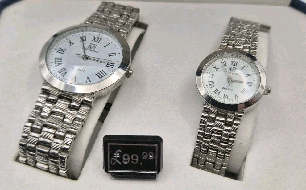 Calvin Hill "Elegant Collection" His and Hers matching watch gift set0