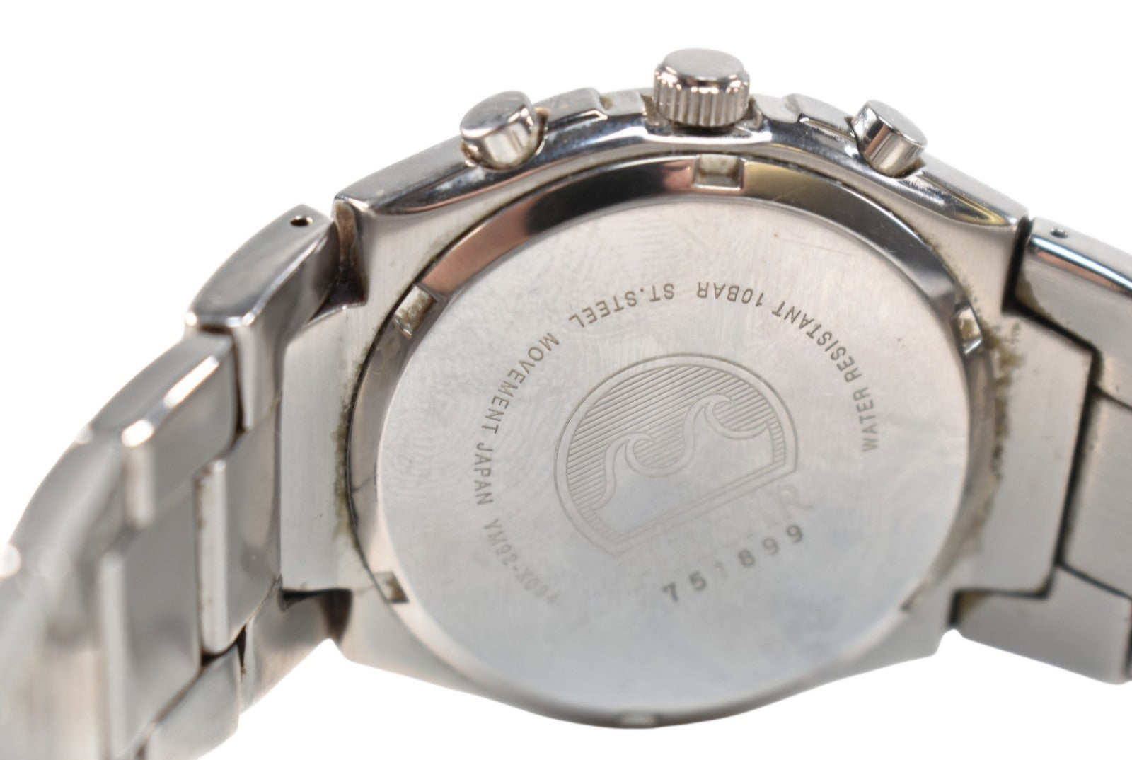 Pulsar Chronograph 100m stainless steel watch2