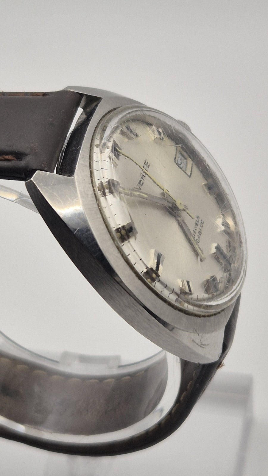 Vintage Everite 17 Jewels Incabloc Swiss Made Mens Mechanical Watch3