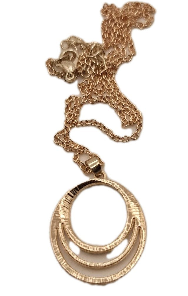Ladies Guy Laroche Rose Gold/Blush And Matching Necklace11