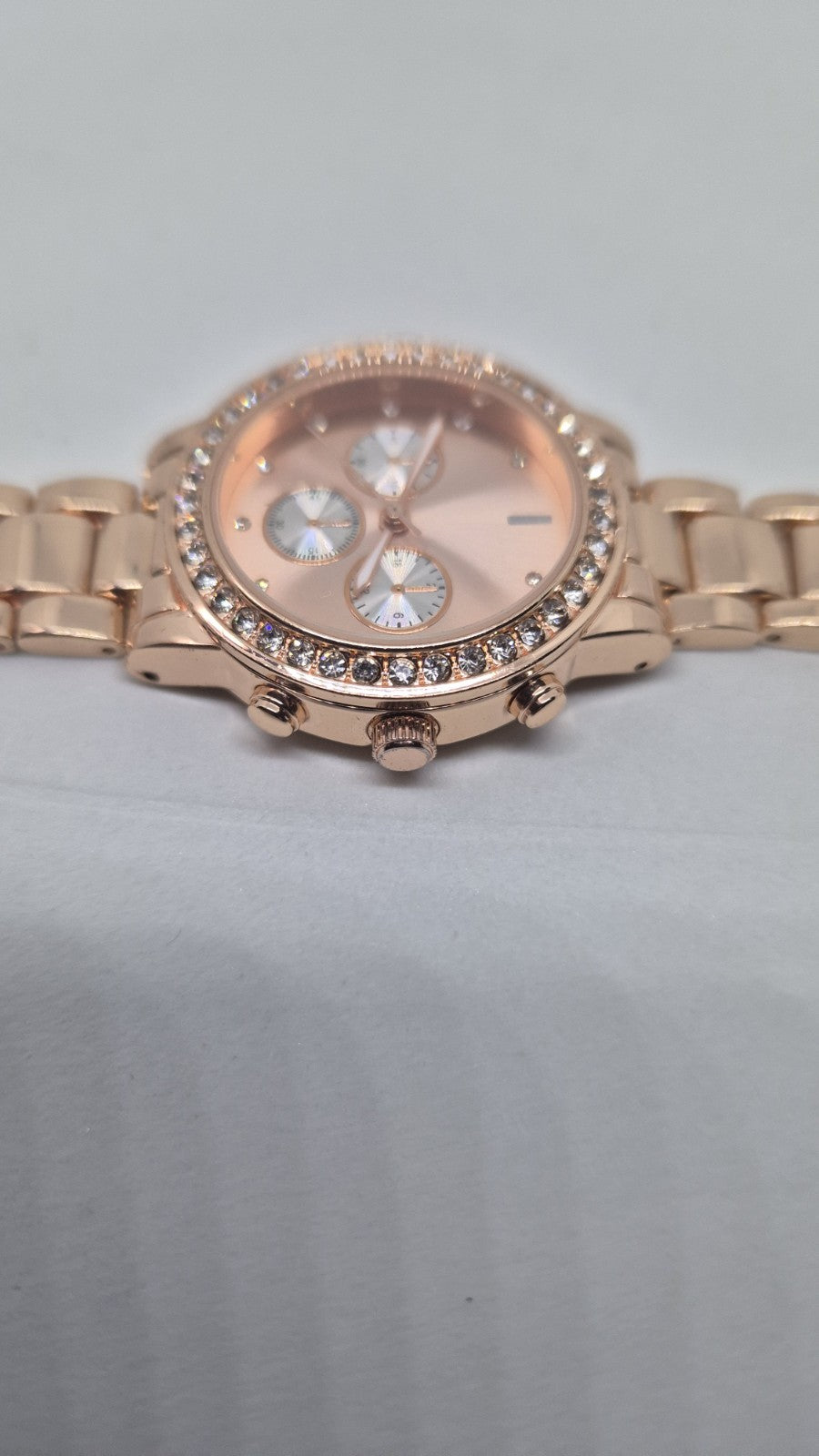 rose goldtone ladies' watch2