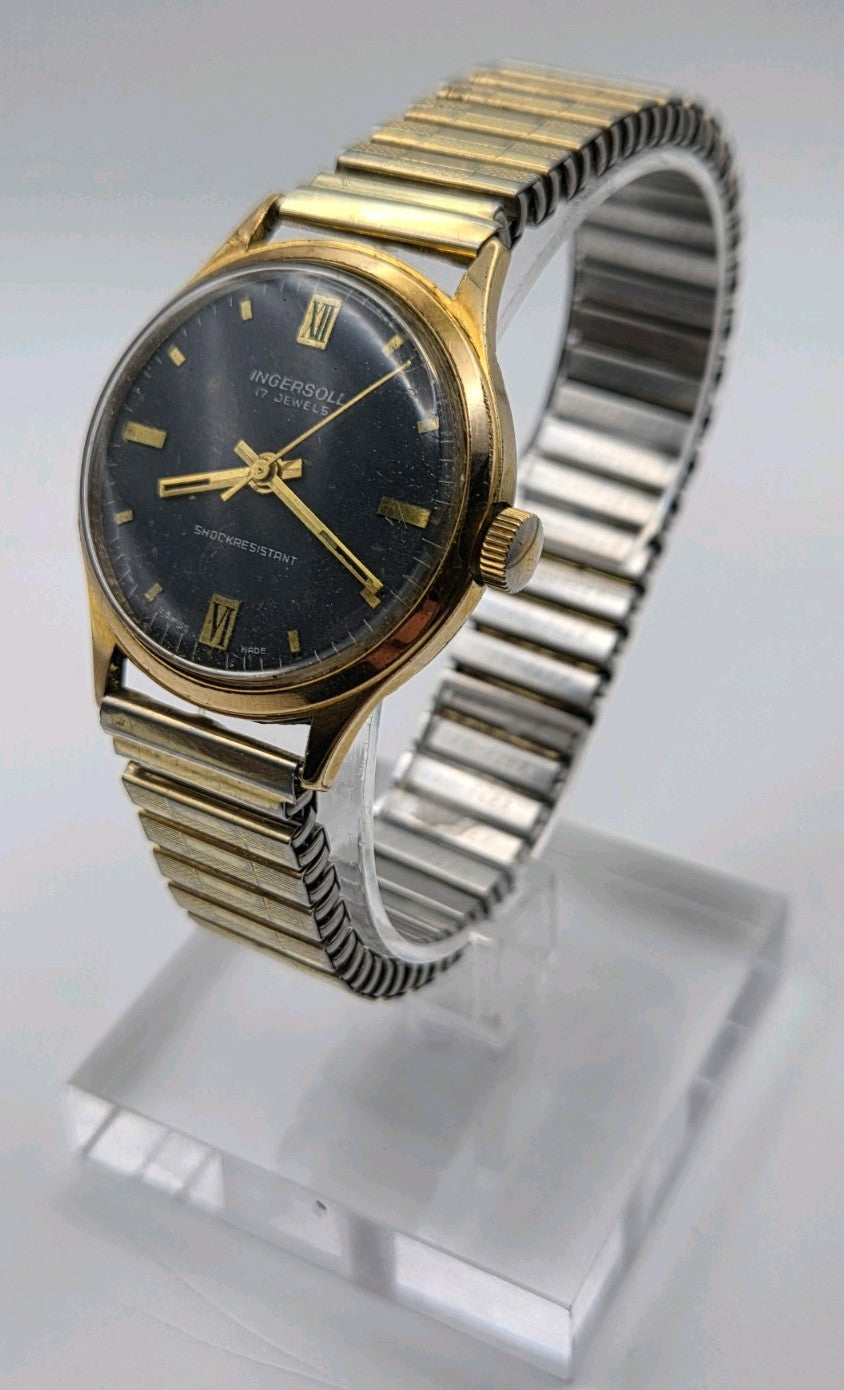 vintage Ingersoll 17 Jewels Shockresistant mechanical Mens wristwatch9