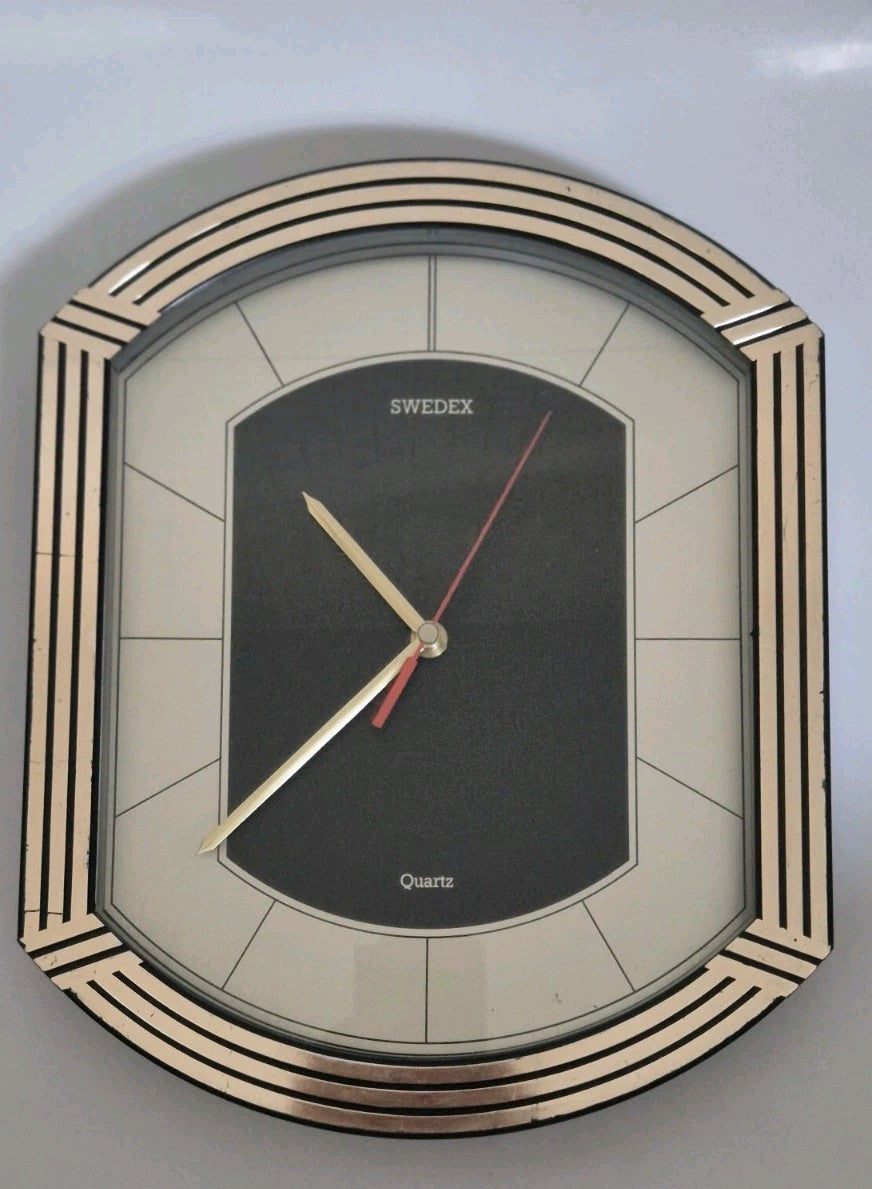 Vintage Swedex Quartz wall clock Working0