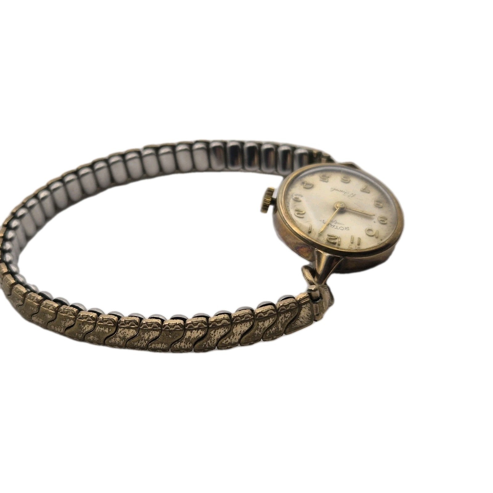 Vintage Rotary GoldPlated Manual Ladies Watch  Working Condition6