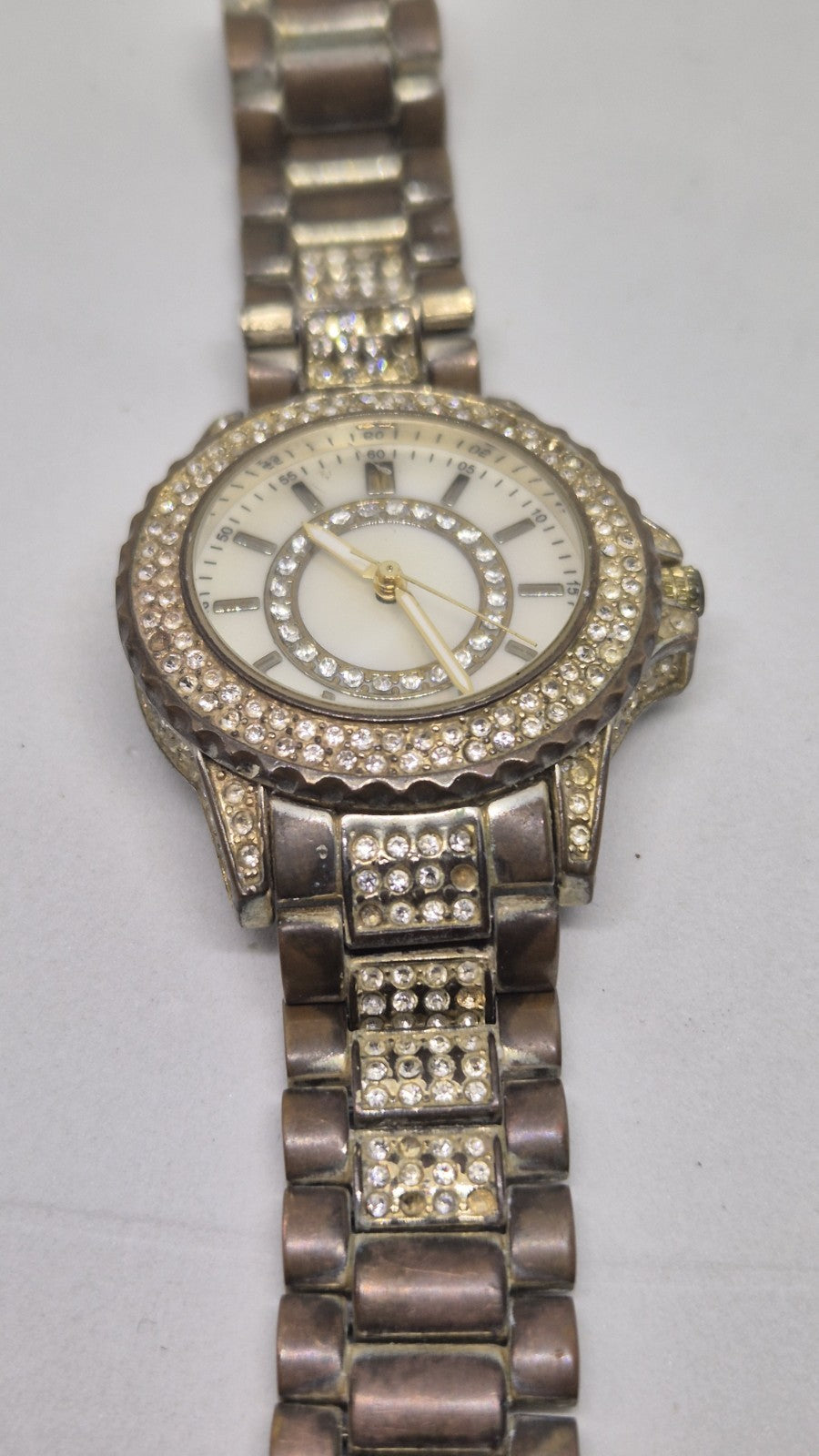 Gold tone womens fashion wrist watch3