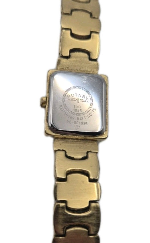 Ladies Rotary Two Tone Watch and Brick Bracelet Set6