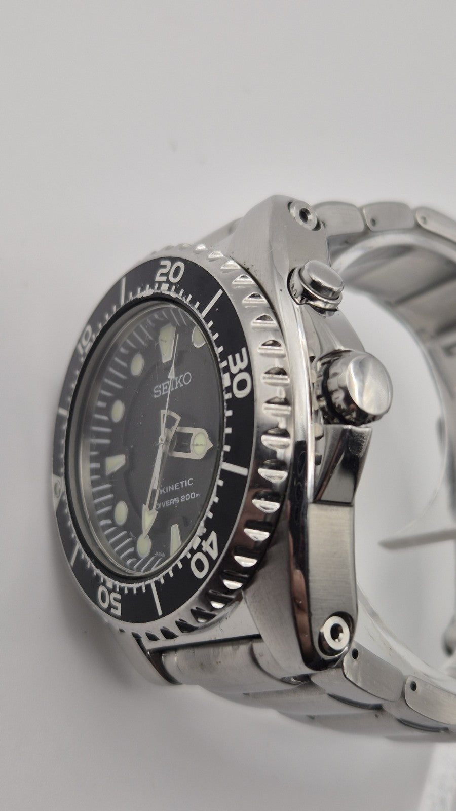 Seiko Kinetic Diver 200m watch 5M62-0BL014