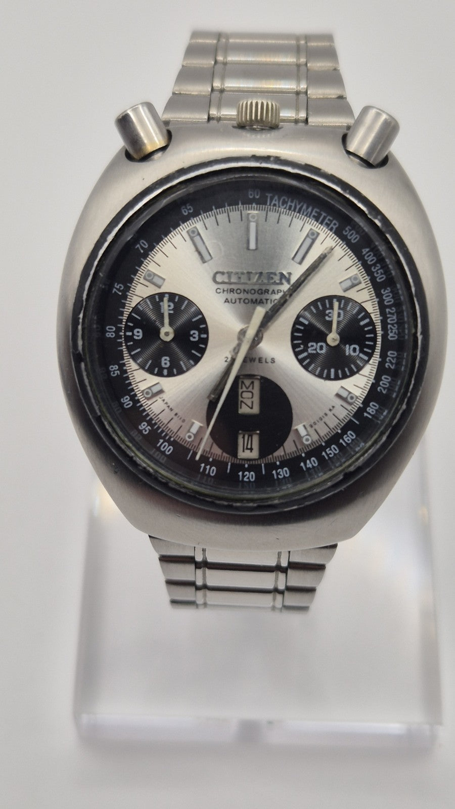 CitizenBullhead Automatic Chronograph Vintage Flyback Circa 1976 Ref. 67 90389