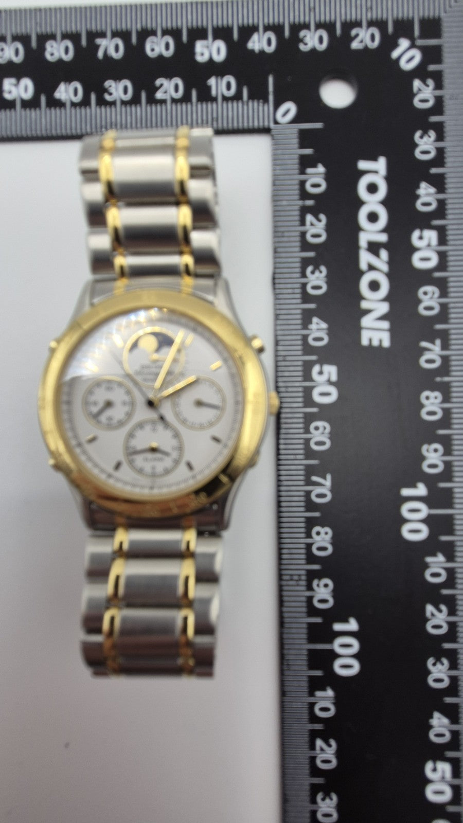 Seiko Men’s 7T36 6A3A Moon Phase Quartz Watch 22