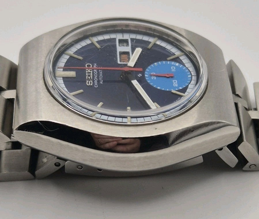 Seiko - Chronograph, ref. 6139-8020 Blue Eye9