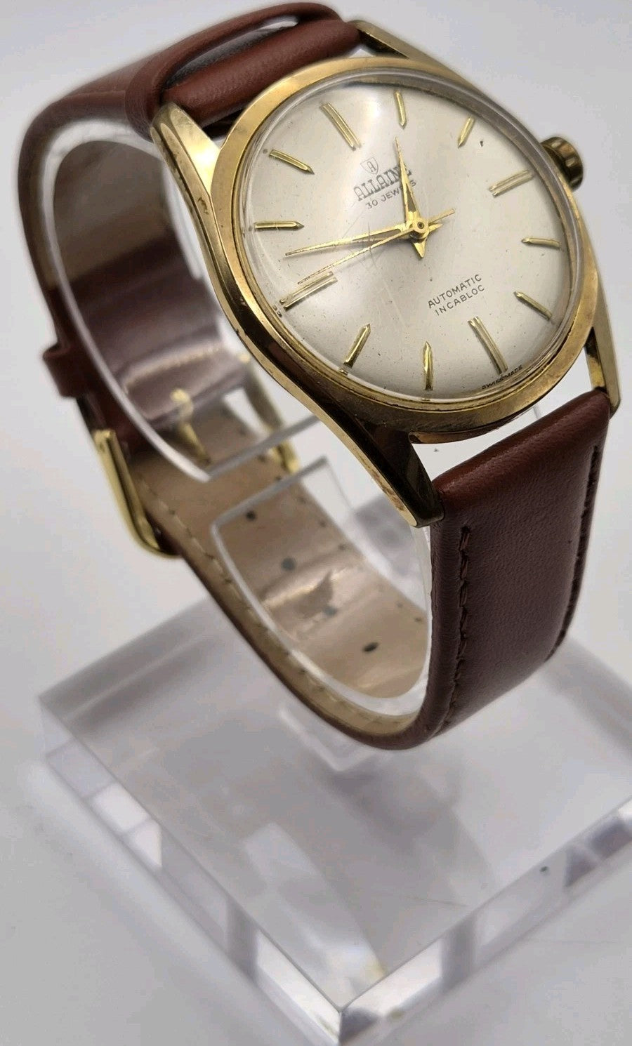 Allaine Automatic Gents Watch 30 Jewel Vintage6