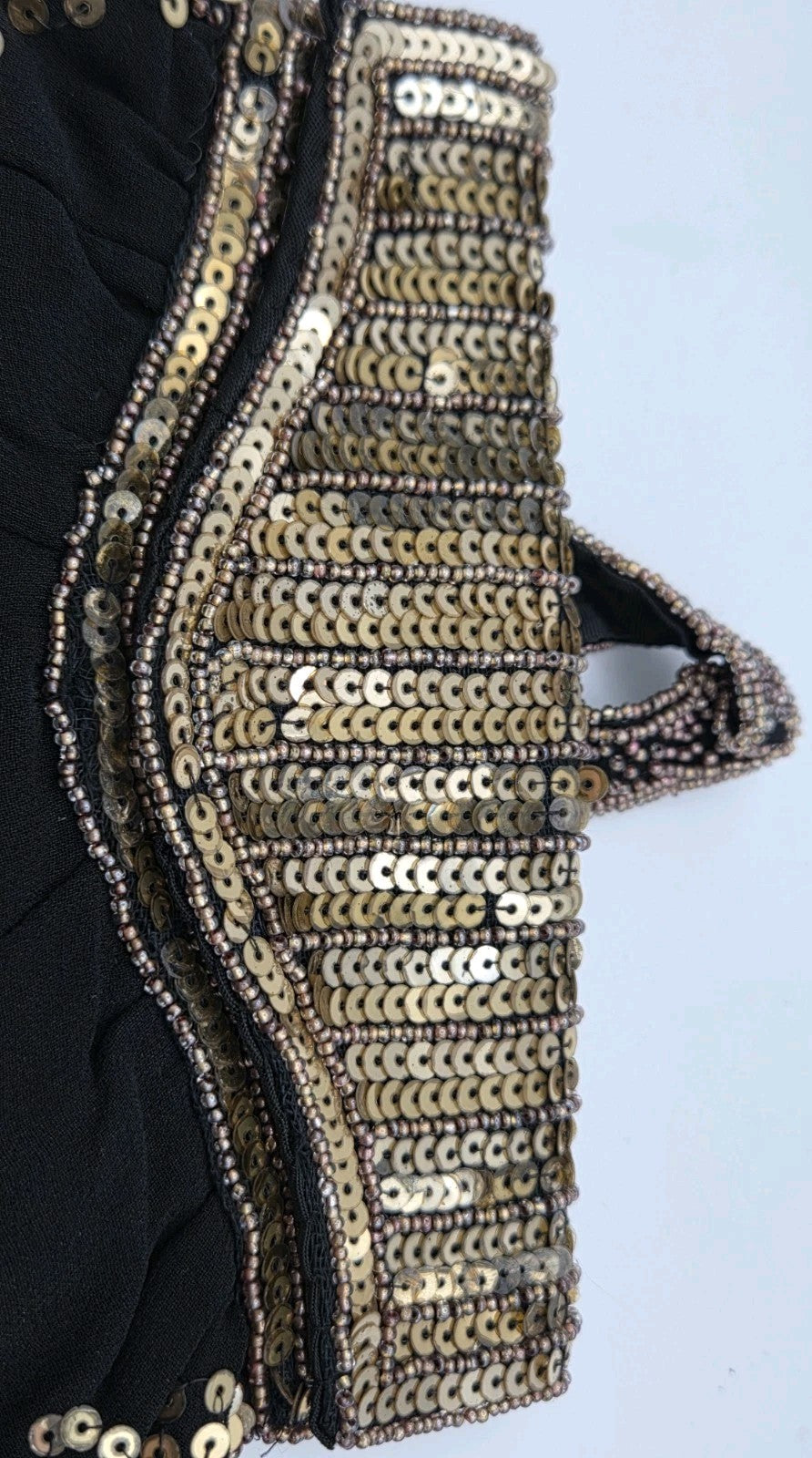vintage Belgium Art Deco sequin evening purse3