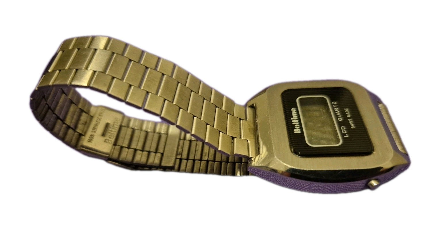 Vintage Men's LCD Quartz Beltime Watch Co. LTD 1980's Working . Excellent...1