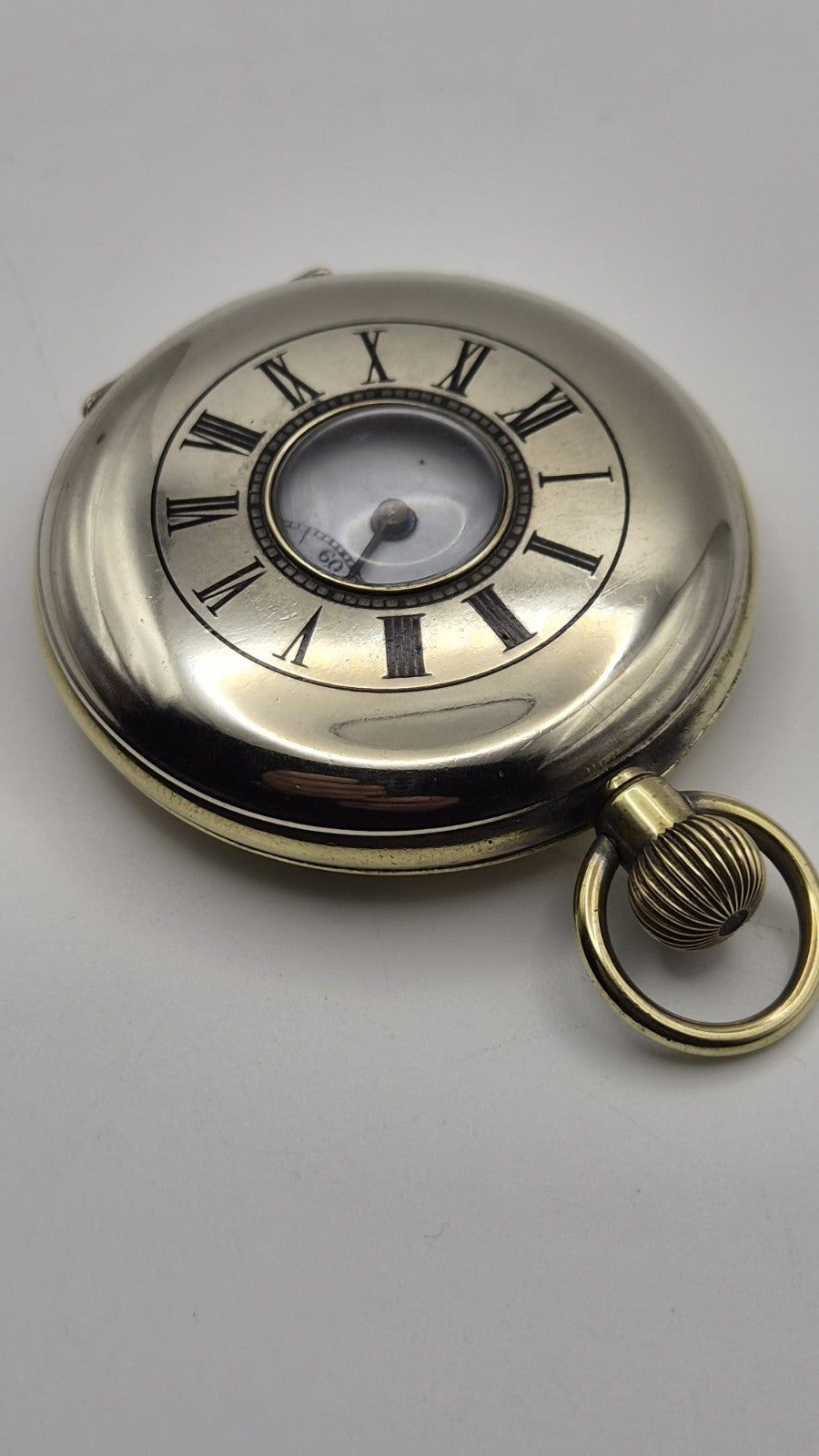 vintage Medana half-hunter pocket watch Working4