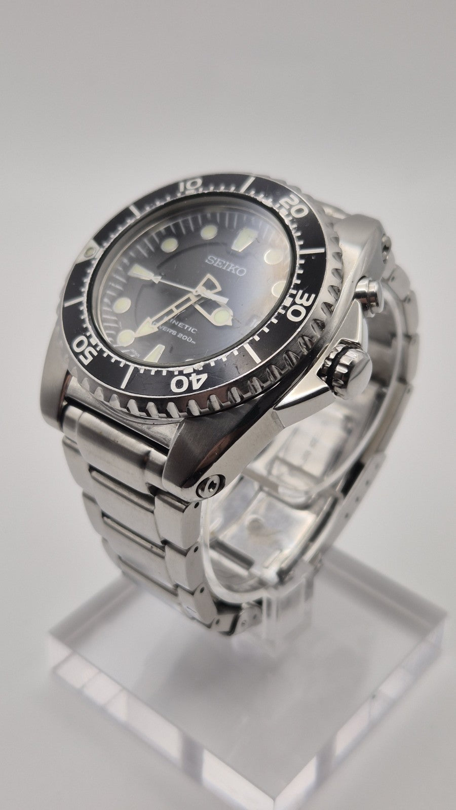 Seiko Kinetic Diver 200m watch 5M62-0BL013