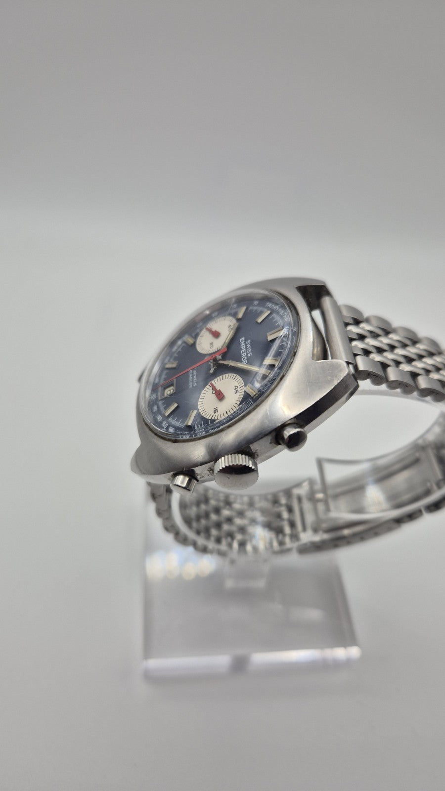 Swiss Emperor   Chronograph Watch. Valjoux 7734 Hand wind movement8