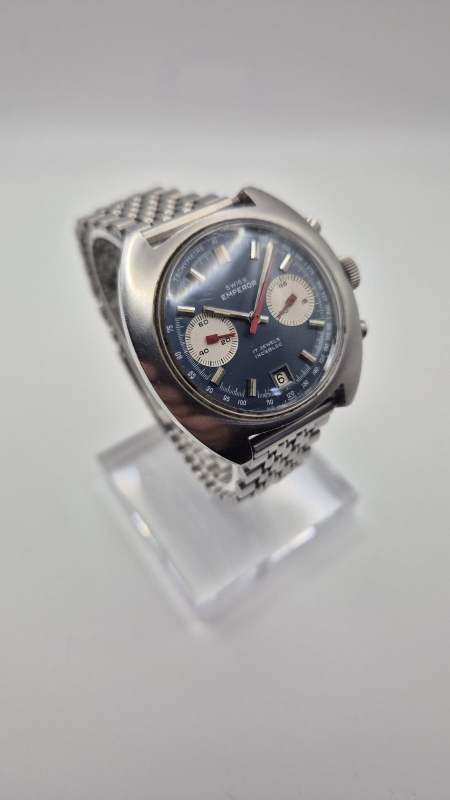 Swiss Emperor   Chronograph Watch. Valjoux 7734 Hand wind movement2