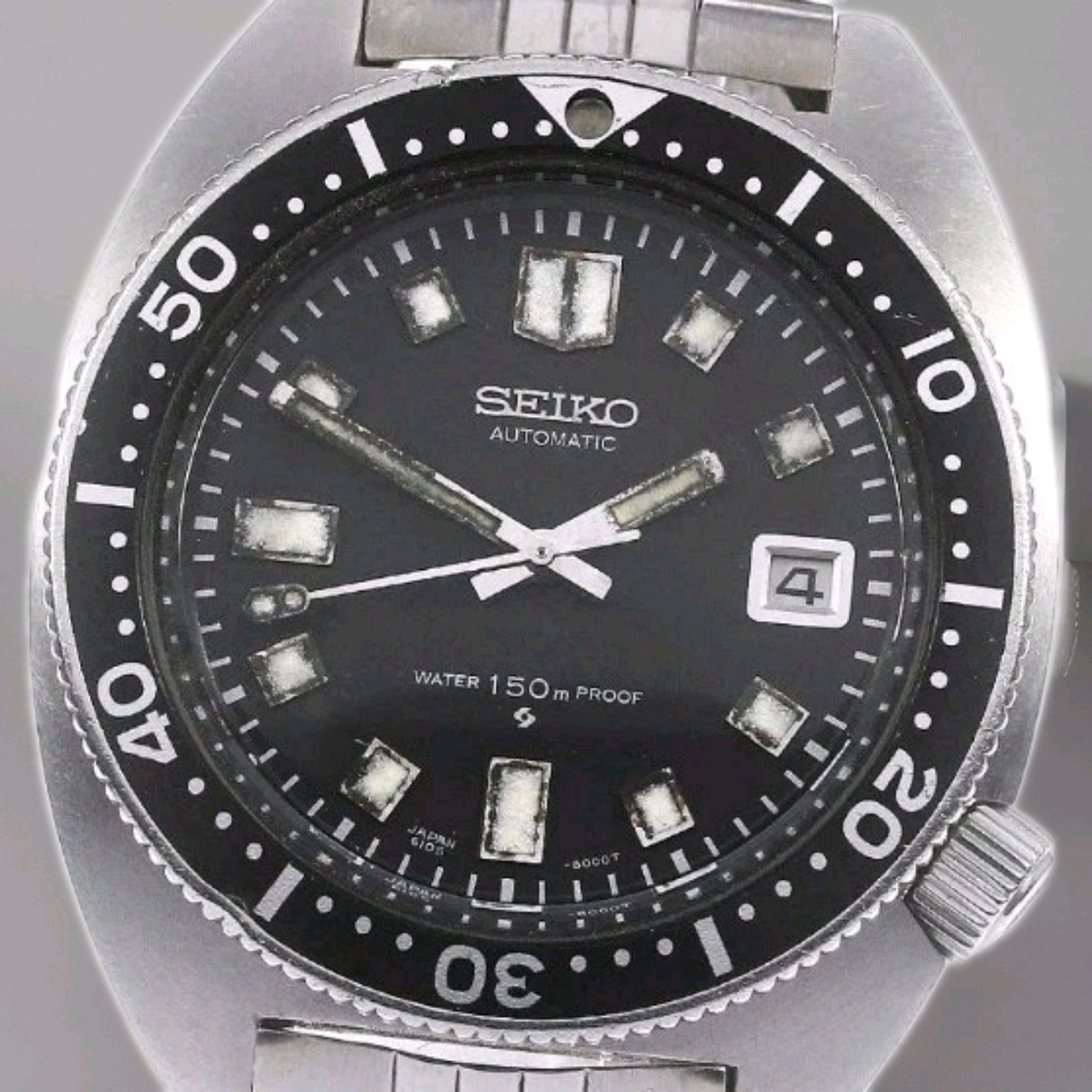 SEIKO 150M 2nd diver early model 6105-8000 Date cal.6105A Automatic Men's_7756790