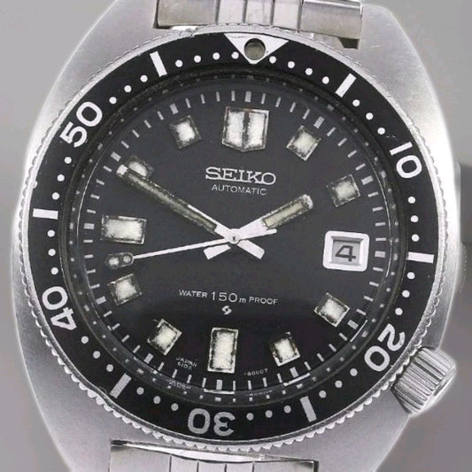 SEIKO 150M 2nd diver early model 6105-8000 Date cal.6105A Automatic Men's_7756790