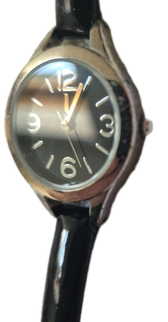 Marks & Spencer Women's Casual Quartz Watch with Black Faux Leather Strap2