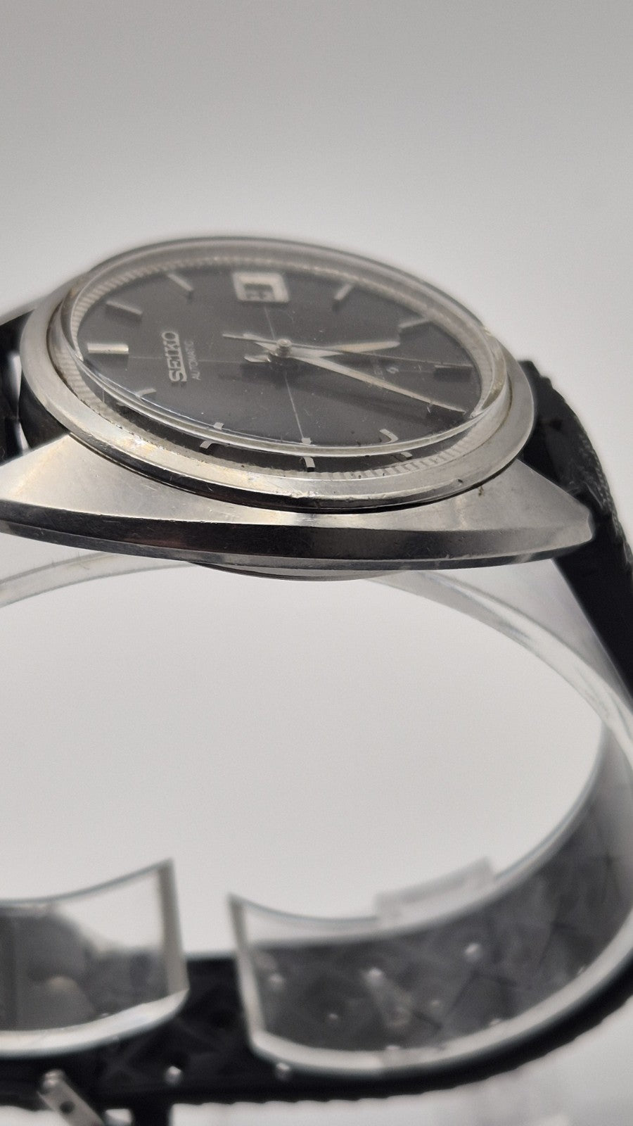VINTAGE 60's SEIKO AUTOMATIC 6105-6009 MEN'S WATCH Captain Willard Movement Rare5