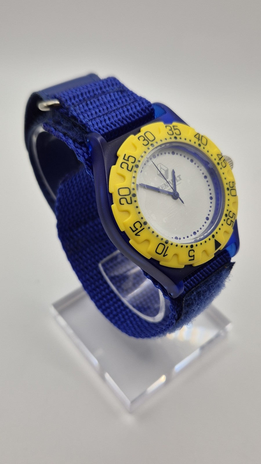 Renault Blue/Yellow Promotional Watch with rotating bezel 1