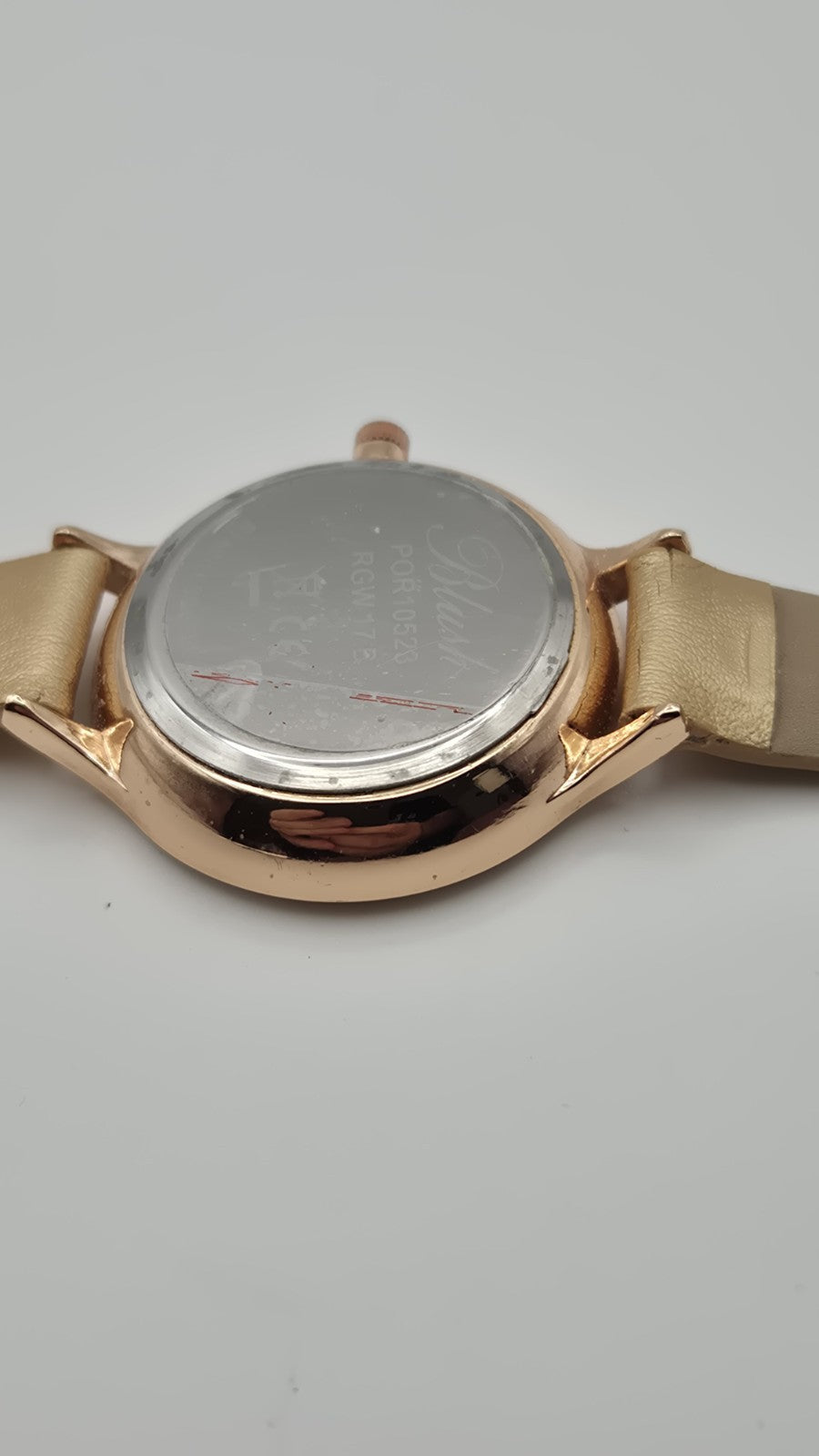 BLUSH LADIES QUARTZ WATCH Rose gold face and gold strap12