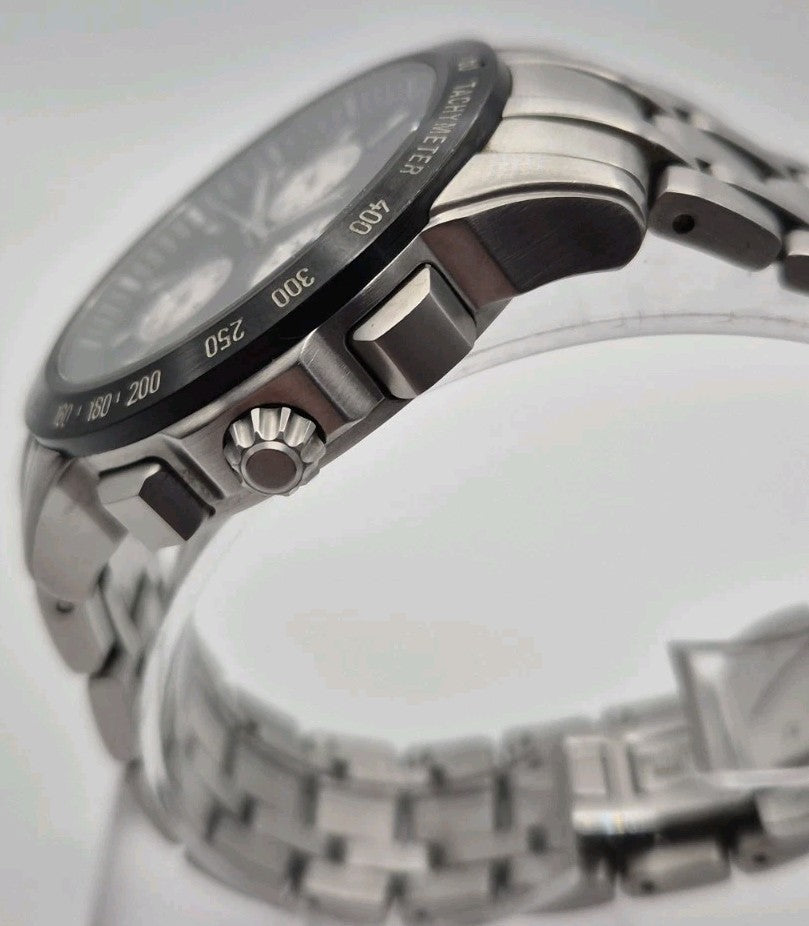  Gents Quartz BMW Chronograph Torneau W/ Date Window Working Wristwatch/Diecast 6
