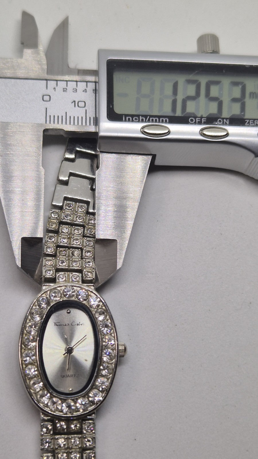 Vintage Thomas Calvi Quartz Ladies Rhinestone Watch17