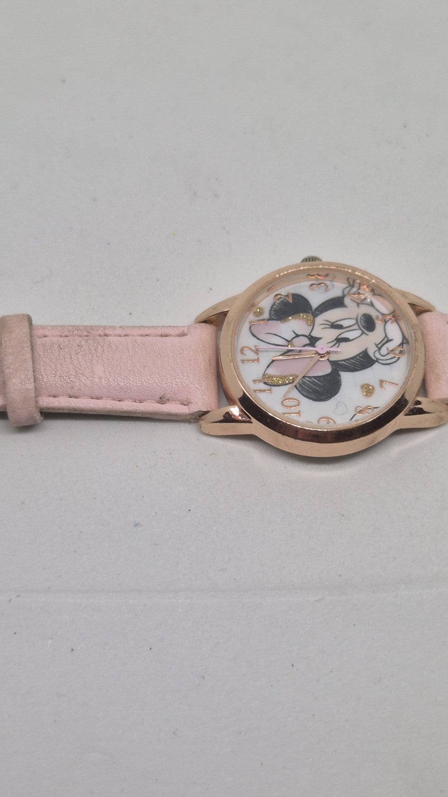 Disney Womens Analogue Classic Quartz Watch with Leather Strap4