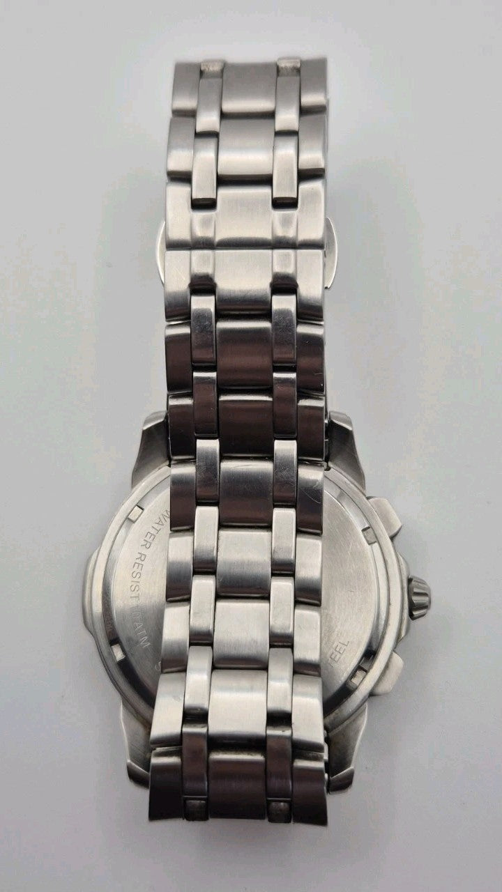  Gents Quartz BMW Chronograph Torneau W/ Date Window Working Wristwatch/Diecast 10