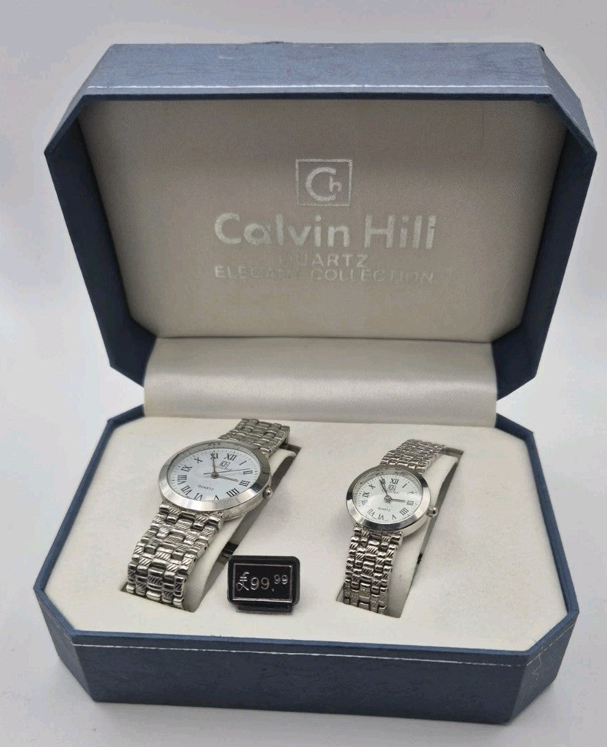 Calvin Hill "Elegant Collection" His and Hers matching watch gift set0