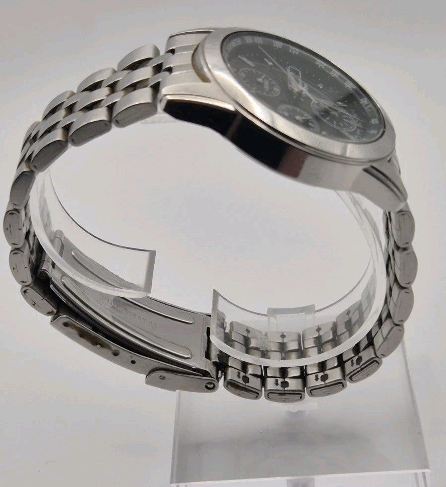 Seiko Chronograph 7T92 0LH0 Black Dial Tachymeter Quartz Men's Watch8