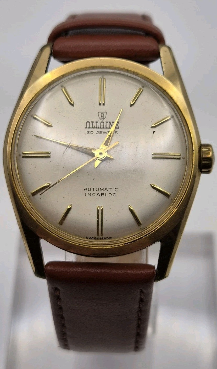 Allaine Automatic Gents Watch 30 Jewel Vintage5
