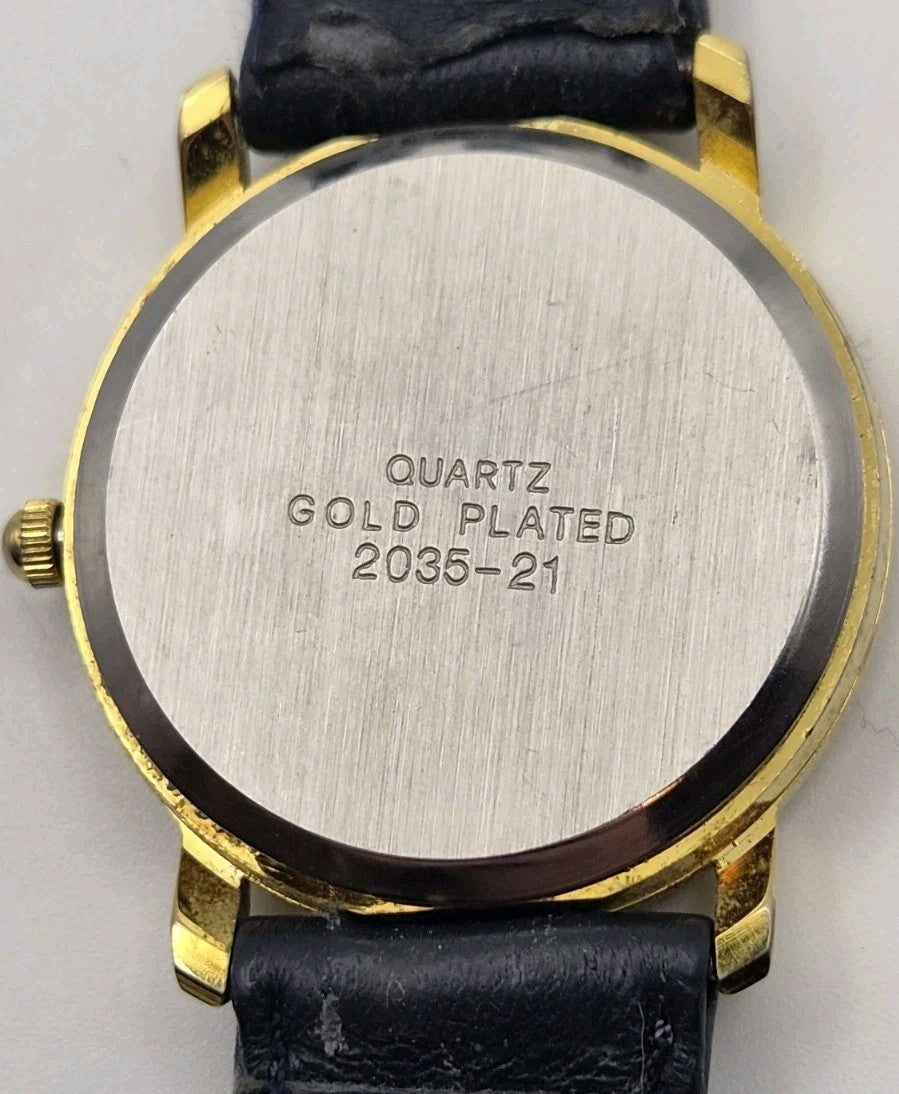 vintage Gucci 2035  21 gold plated quartz watch10