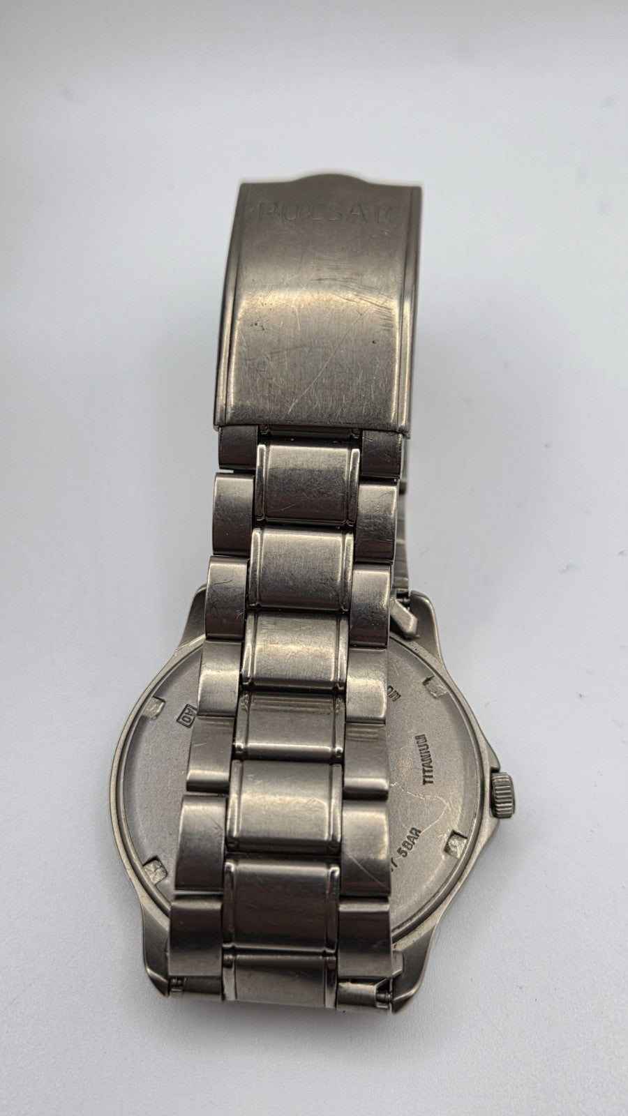 vintage Mens Pulsar Titanium VX42-X065  quartz watch  5