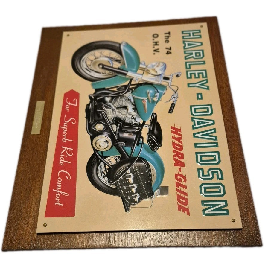 vintage Style harley davidson hydra glide metal sign1